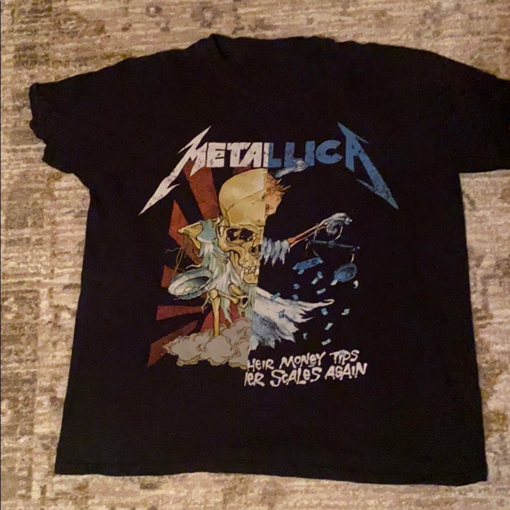 Metallica band tee